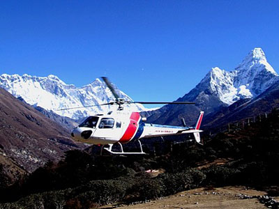 Nepal Helicopter tour  » Click to zoom ->
