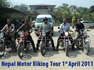 Nepal Motor Biking tour  » Click to zoom ->