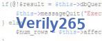 verification code
