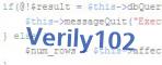 verification code